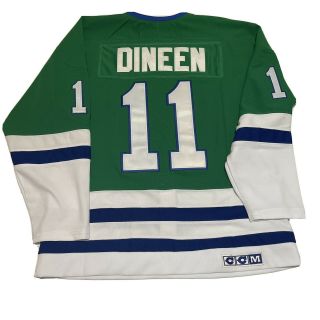 Kevin Dineen Hartford Whalers 1986 Away Ccm Vintage Nhl Hockey Jersey Size 48
