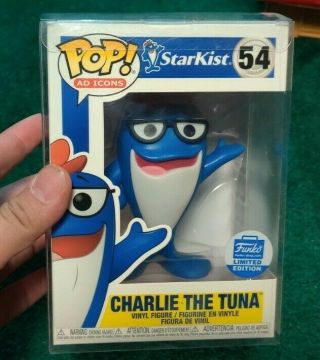 Funko Pop Ad Icons Starkist Charlie The Tuna Limited Edition W/protector 54