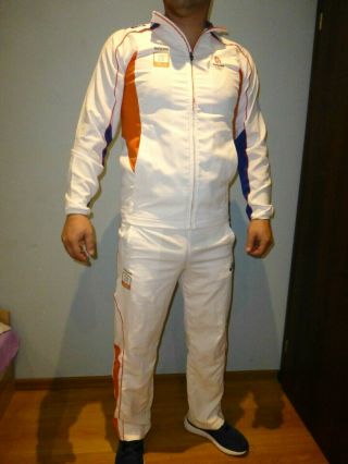 Beijing 2008 Olympic Games Netherlands Team Tracksuit Jacket Pants Set