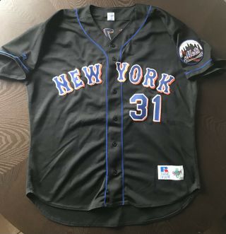 Mike Piazza York Mets Russel Athletic Jersey Sz 52