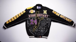 Kobe Bryant Jh Design Lakers Nba Jeff Hamilton Jacket Black/gold Size M Mamba