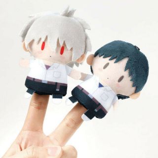 Neon Genesis Evangelion Ikari Shinji Finger Puppet Plush keychain Puppela Movic 2