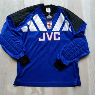Arsenal Jersey Player Issue Goalkeeper Shirt 1992 - 1994 Adidas Mens Sz 42/44
