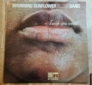 Brunning Sunflower Band Lp I Wish You Would Uk Saga 1st Press