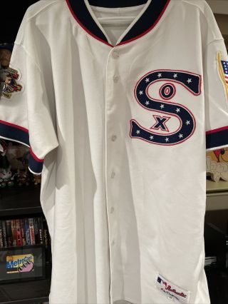 2001 Majestic David Wells Chicago White Sox Jersey Size 52
