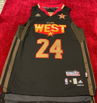 Kobe Bryant 2011 Nba All - Star Game West Authentic Pro Cut Jersey Adidas Rare / M