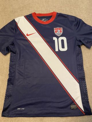 Nike Usa Soccer Jersey Us Usmnt 2010 Away Player Issue Landon Donovan 10 Size L