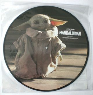 Star Wars The Mandalorian 10 " Picture Vinyl Ost Ludwig Göransson Lp Child Yoda