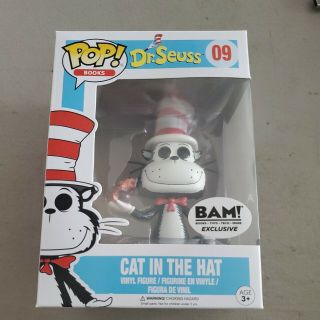 Funko Pop Dr.  Seuss Cat In The Hat 09 Bam Exc Vinyl Figure