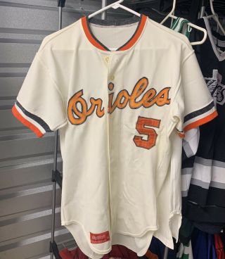 Vintage Baltimore Orioles Jersey Brooks Robinson Rawlings Size 38 Large 70s Rare