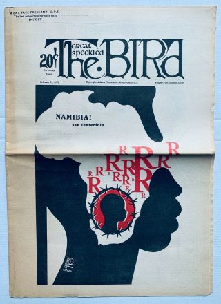 The Great Speckled Bird 1972 Underground Newspaper Black Panther Huey Newton