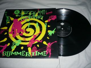 Vintage Dj Jazzy Jeff & Fresh Prince Summertime Vinyl 12inch Single Hip Hop 1991