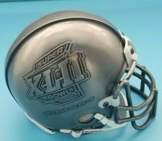 Bowl 42 Pewter Mini Helmet - Patriots Vs Giants Greatest Upset - 2008 Rare