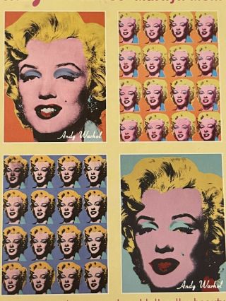 Marilyn Monroe (box Of 20 Cards) Andy Warhol Artist Stationery Note Cards Nib