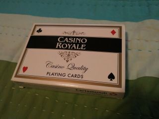 Casino Royale James Bond 007 Playing Cards Double Deck,  Red & Black