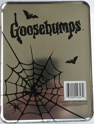 Goosebumps Book Storage Vault Tin.  1996 Hershey ' s VINTAGE 2