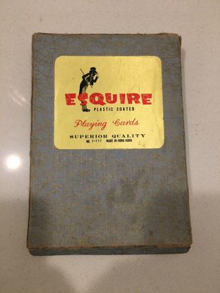 Vintage 1960s Esquire Boxed Deck Of Jumbo Nude Playing Cards