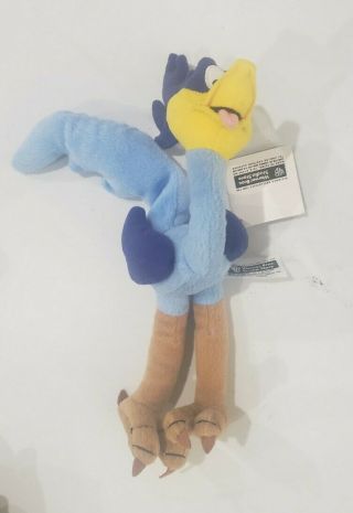 1998 Warner Brothers Store Exclusive Road Runner Bean Bag Plush With Tags