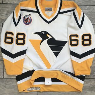 1993 Ccm Nhl Center Ice Authentic Jersey Pittsburgh Penguins Jaromir Jagr Sz.  48