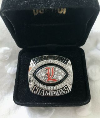 Louisville Cardinals 2012 Big East Championship Ring.  Sugar Bowl Champions