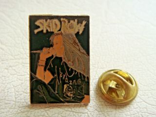 Vintage Pin Skidrow Hard Rock Heavy Metal Badge