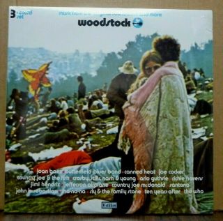 Woodstock Soundtrack 3 - Lp Set Still Record Club Rare