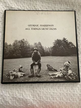 George Harrison 3 Lp Set " All Things Must Pass " Apple - Vg,  /ex