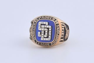 10k Gold 1998 San Diego Padres Mlb National League Championship Ring