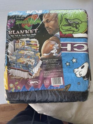 1996 Space Jam Michael Jordan Twin Size Blanket