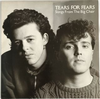 Tears For Fears Songs From The Big Chair Lp Phonogram Uk 1985 Nr Pro