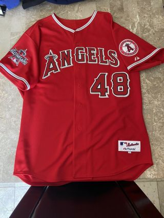 Los Angeles Angels Torii Hunter 2010 All Star Game Jersey Size 52 2xl