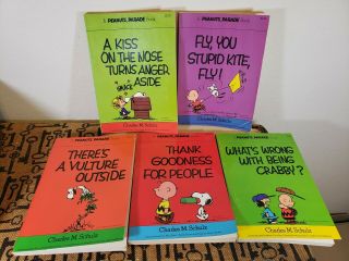 Vintage Snoopy And Or Charlie Brown Books.  A Peanuts Parade Book.  Vintage Comics