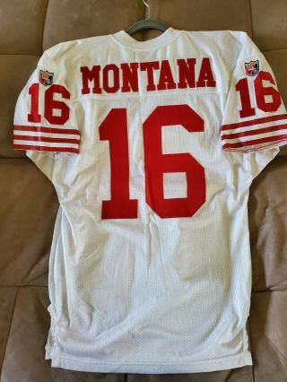 Vintage Authentic Wilson Jersey Joe Montana San Francisco 49ers 48 Throwback