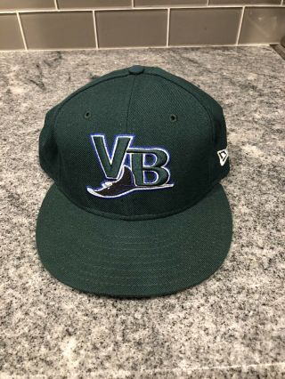 2000’s Vero Beach Devil Rays Authentic Era Fitted Wool Hat 7 1/2
