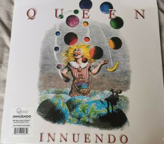 Queen Innuendo Black Double Vinyl (2 X Lp) 12 " Album Remastered