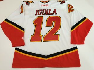 Jarome Iginla Vintage Calgary Flames Ccm Jersey