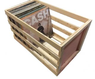24 Inch Vinyl Record Storage Crate.  Album,  Lp,  Record Storage And Display