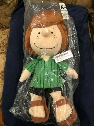 Peanuts Character Peppermint Patty Plush Doll.  Peppermint Patty Is Approx.  13 "