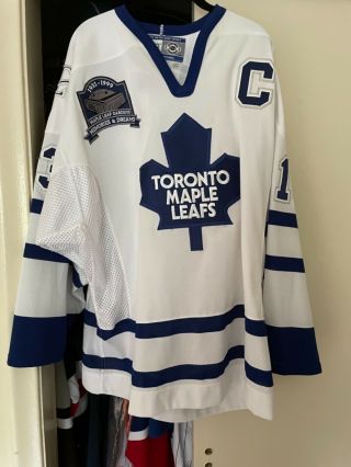 1990’s Authentic Ccm Toronto Maple Leafs Jersey Mats Sundin Maple Leaf Gardens
