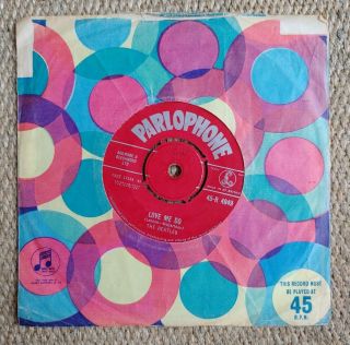 The Beatles ‎– Love Me Do: Red Parlophone 45 - R 4949 Uk 1st 1962 7 " Vinyl Filler