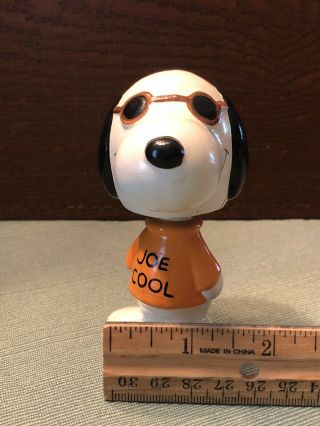 Vintage 1966 Peanuts Snoopy Joe Cool Bobblehead