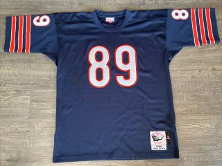 Authentic Mitchell And Ness 1966 Chicago Bears Mike Ditka Navy Jersey 48 Xl Rare