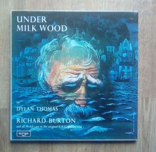 Under Milk Wood Vinyl Lp,  Box Set,  2lps & Rare Programme Signed,  Llaregub Players