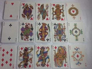 Collectable Fournier Playing cards Arts of Pre - Columbian America 1960 2