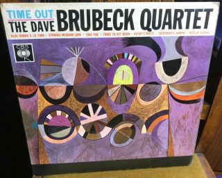 The Dave Brubeck Quartet Time Out 1962 Uk Cbs Mono Vinyl Lp Record.