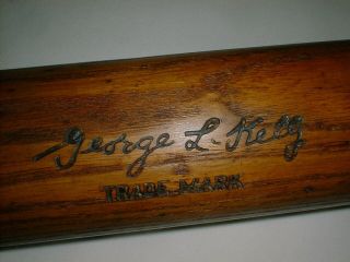 Old 1920s George High Pockets Kelly Bat 35 " Vintage Louisville Slugger Ny Giants