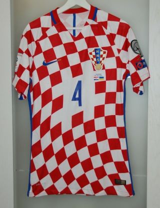 Match Worn Shirt Croatia National Team Wc 2018 Inter Milan Bayern Germany Italy