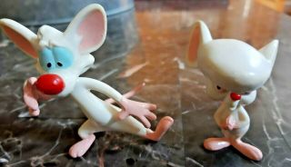 Vintage Pinky And The Brain Pvc Figure Set 1996