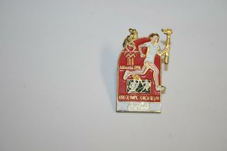 Wow Vintage Usa 1996 Atlanta Olympics Torch Relay Coca Cola Coke Pin Pinback
