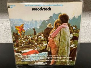 Woodstock Music From The Soundtrack And More Vinyl Lp Trifold Gatefold